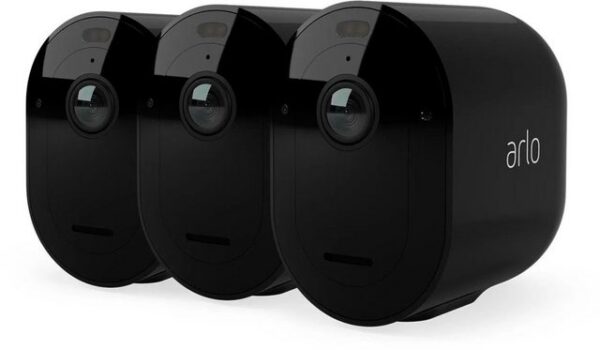 ARLO Pro 5 Überwachungskamera Schwarz 3er-Pack, Full HD, 3x Cam IP-Überwachungskamera