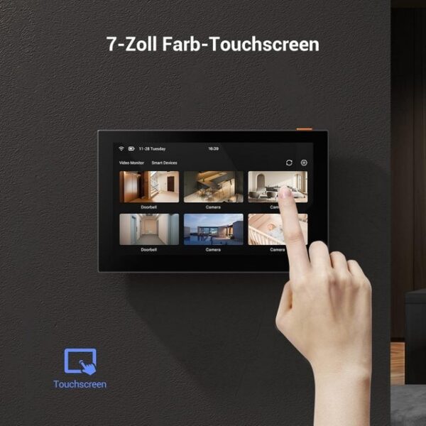 EZVIZ Überwachungskamera SD7 - 7 Zoll Farb-Touchscreen - schwarz (Innenbereich)