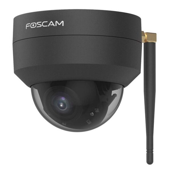 Foscam Überwachungskamera D4Z 4 MP 2K Dual-Band WLAN PTZ Dome (Außenbereichs, Innenbereich, 4-facher optischer Zoom, Fast 360°-Blickwinke, Nachtsicht bis zu 20 Meter, Wetter- und Vandalismusgeschützt (IP66 und IK10)