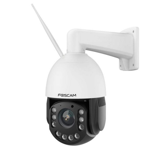 Foscam Überwachungskamera FOSCAM SD4H 4 MP Dualband WLAN PTZ Dome (mit 18-fachem optischem Zoom, Zwei-Wege-Audio, KI-Erkennung)