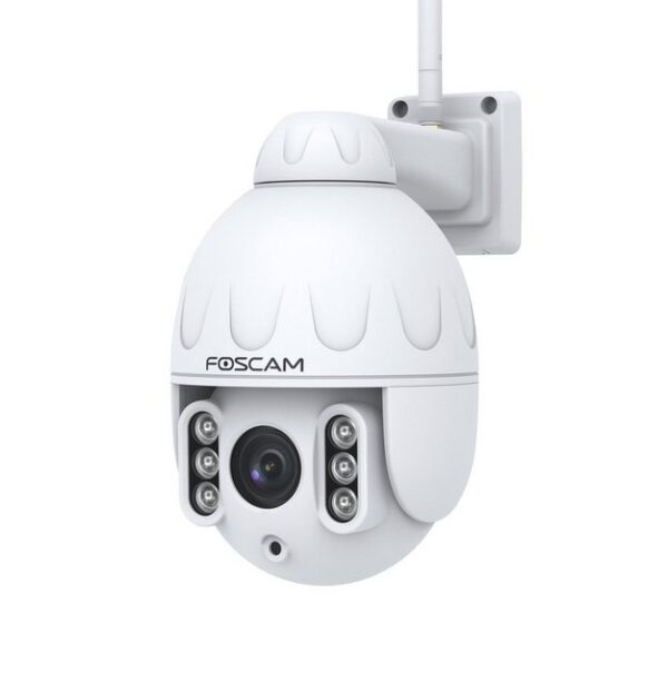 Foscam Überwachungskamera SD4 4 MP Dual-Band WLAN PTZ Dome (Außenbereich, Innenbereich, 4-fachen optischen Zoom, IP66 Wasserfest, Nachtsicht bis zu 50 Meter, Intelligente Erkennung & Nachrichten mit Push-Funktion)