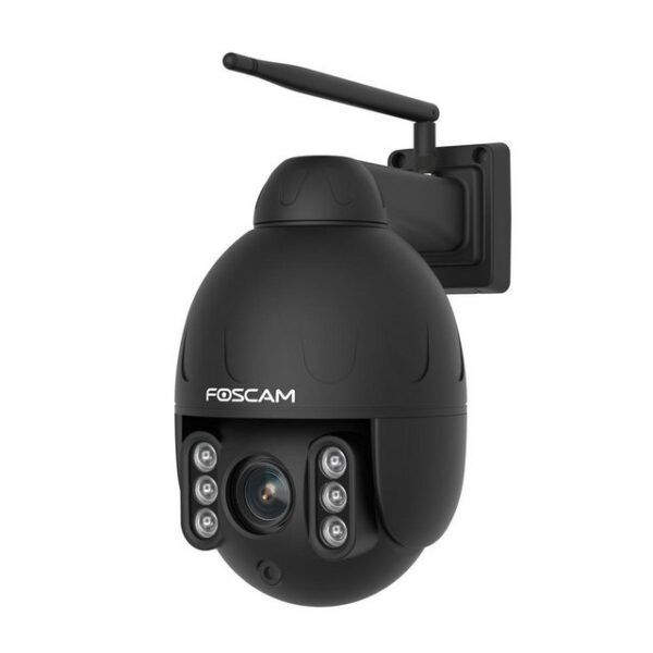 Foscam Überwachungskamera SD4 4 MP Dual-Band WLAN PTZ Dome (Außenbereich, Innenbereich, Intelligente Erkennung & Nachrichten mit Push-Funktion, IP66 Wasserfest, Nachtsicht bis 50m)