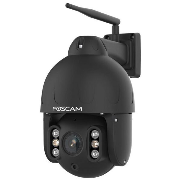 Foscam Überwachungskamera SD8P hochauflösende 8-MP Dualband WLAN PTZ Dome (mit 4-fach optischem Zoom, Personen- und Fahrzeugerkennung, Nachtsicht, Zwei-Wege-Audio, Micro-SD-Kartenslot, Wetterfest)