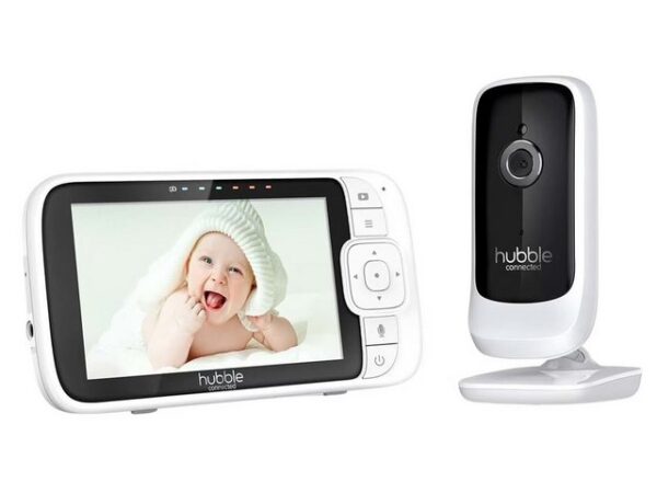 Hubble Connected Überwachungskamera Nursery Pal Link Premium Baby-Videophone Wi-Fi Infrarot Zoom (2-tlg)