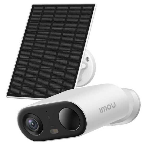 Imou Überwachungskamera Imou Cell Go Full Color mit Solarpanel kabellose 3 MP WLAN (inkl. IMOU Solarpanel, Personenerkennung, passiver Infrarot (PIR) Sensor)