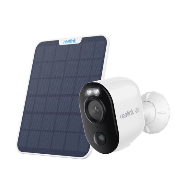 Reolink Überwachungskamera 4K WLAN Argus 3 Ultra mit Solarpanel (Außenbereich, Innenbereich, 8MP Farbnachtsicht, 5/2,4 GHz Wifi, Intelligente Erkennung, 2-Wege-Audio)