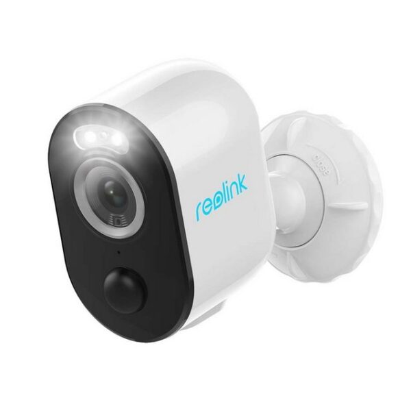 Reolink Überwachungskamera Argus Series B330 akkubetriebene 5 MP WLAN-Überwachungskamera (Innenbereich, Außenbereich, Personen-/Fahrzeugerkennung, Nachtsicht, Zwei-Wege-Audio)