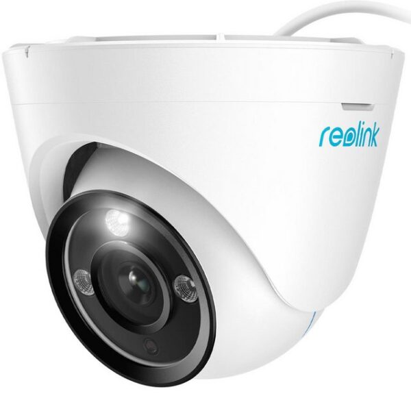 Reolink Überwachungskamera P434 8 MP 4K UHD IP PoE Dome (mit intelligenter Personen-, Fahrzeug-, Haustiererkennung, 3x Zoom, Nachtsicht in Farbe, MicroSD bis 256 GB, 2-Wege-Audio)