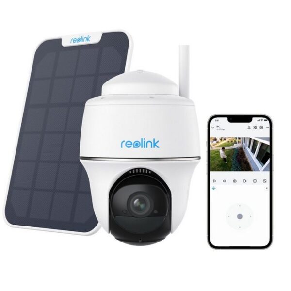 Reolink Überwachungskamera PTCam ProHD 4MP mit Solarpanel, 4/5GHz WLAN (Außenbereich)