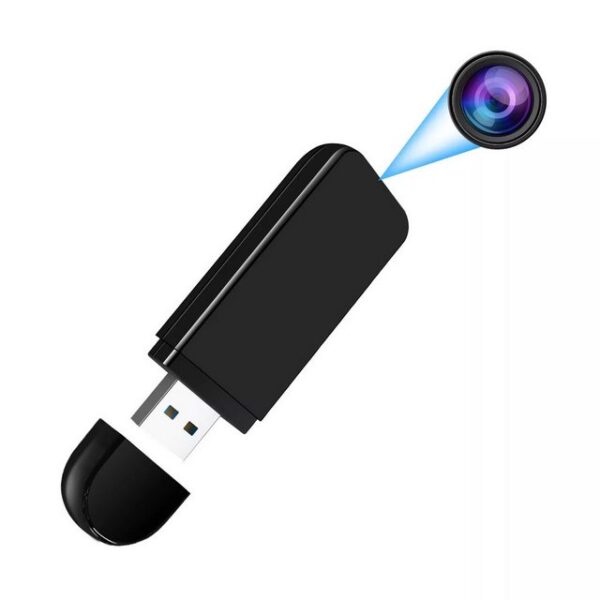 SpionProfi Überwachungskamera 32GB Usb Stick Mini Kamera Full HD Foto Video Ton Aufnahme Auto Haus (Innenbereich, Außenbereich, 1-tlg., Usb Stick mit versteckte Full HD Kamera)