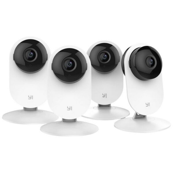 YI Überwachungskamera 4 Stücke YI Überwachungskamera Home Camera 1080p WLAN APP Nachtsicht