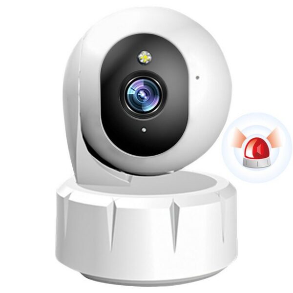 ZEUOPQ Überwachungskamera 1080P Smart Wireless HD Camera, 360° Pan/Tilt Security WiFi Kamera (Geeignet für Wohnzimmer, Küche, Korridor, Infrarot Nachtsicht, Zwei-Wege-Audio, 1-tlg., 3 Megapixel Indoor Surveillance Camera, 8pcs Infrarot-LED, Bewegungserkennung, Mobile Remote Monitoring)