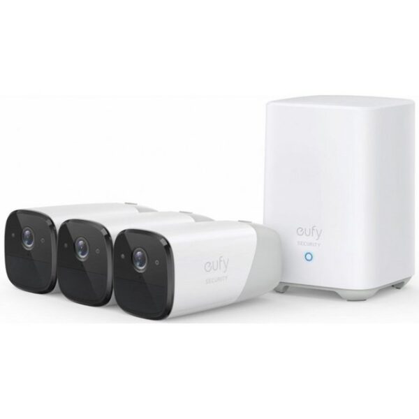 eufy Security Überwachungskamera T88523D2 Cam 2 Pro 3+1 Kit - Überwachungskamera - weiß