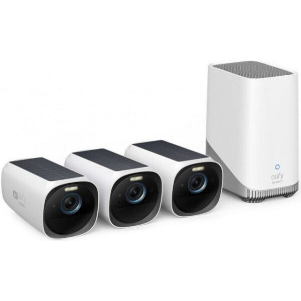 eufy Security Überwachungskamera T88723W1 Cam 3 3+1 Kit - Überwachungskamera - weiß