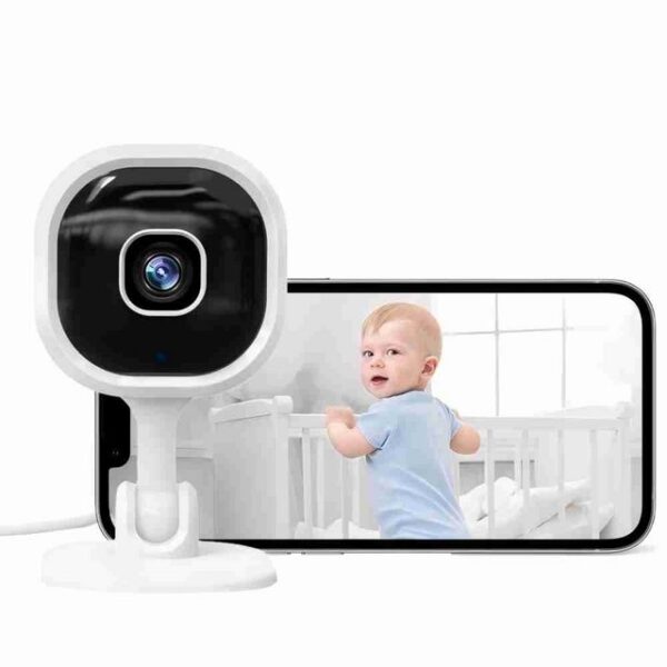 ibettertec Video-Babyphone Babyphone mit Kamera Überwachungskamera Innen, Überwachungskamera security camera,Haussicherheitskamera, mit Gegensprechfunktion,Infrarot-Nachtsicht, Bewegungserkennung