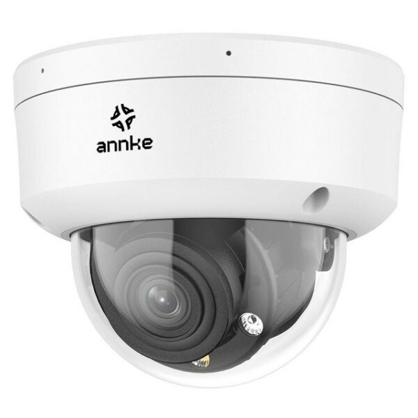 Annke Überwachungskamera ANNKE I91DQ 8 MP PoE Dome Überwachungskamera (mit motorisiertem Varioobjektiv 2,8 bis 12 mm, 4-fach optischem Zoom, Erkennung von Personen und Fahrzeugen, Dual-Light-Modus)