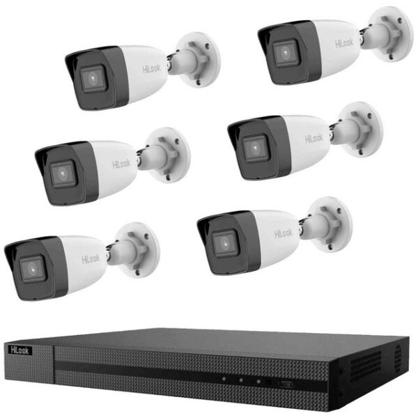 HILOOK Überwachungskamera HiLook IK-6288BH-MH/P IK-6288BH-MH/P LAN IP-Überwachungskamera-Set 8-K