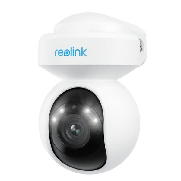 Reolink Überwachungskamera Reolink E Series E560P 4K 8 MP PoE PTZ Überwachungskamera (mit Personen- und Fahrzeugerkennung, Automatische Verfolgung, Scheinwerfer und Sirene, 3x optischer Zoom)