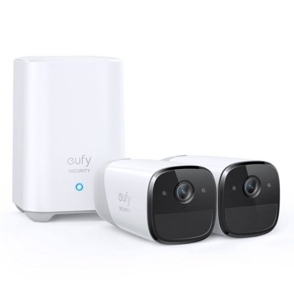 eufy Security Überwachungskamera eufyCam 2 Pro (Doppel-Kamera-Set, Kabellose, 2-Cam-Set)